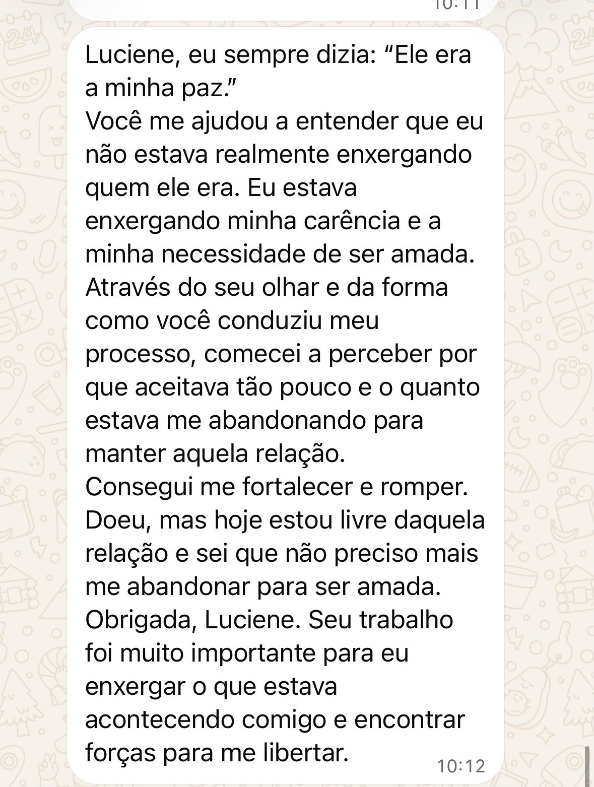 Depoimento sobre se fortalecer, romper uma relação e deixar de se abandonar para ser amada.